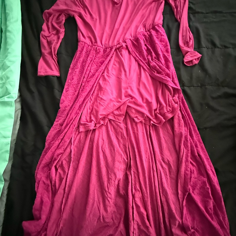 Western Pink Women's Romper Dress